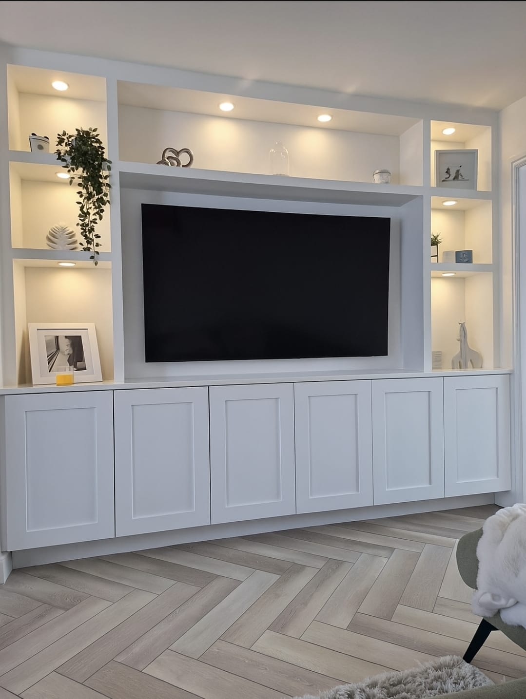 Living room design and refurbishment in Cardiff