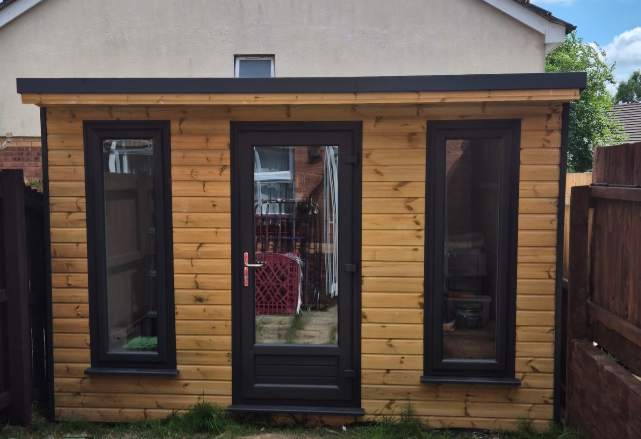 Garden project with new patio in Penylan